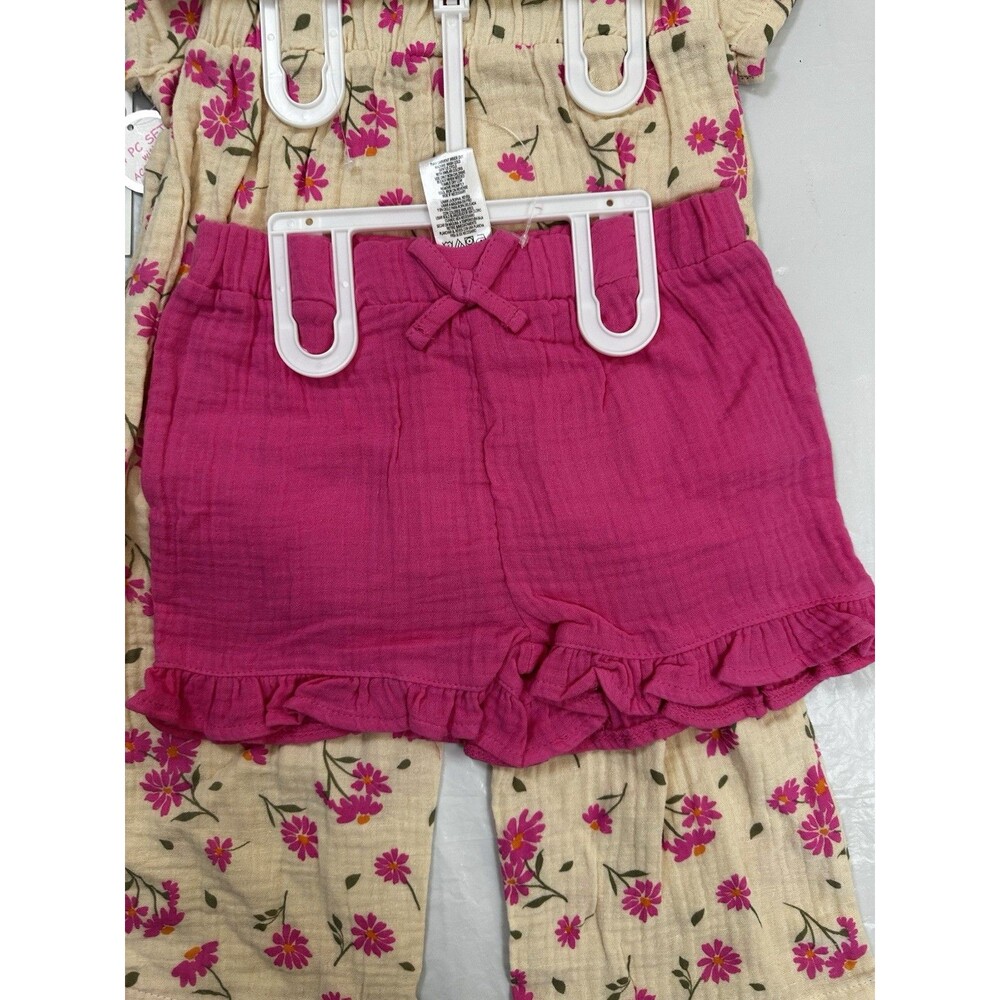 Little Lass Girl 4Pc Set With Sunglasses  100% Cotton - Picture 5 of 5